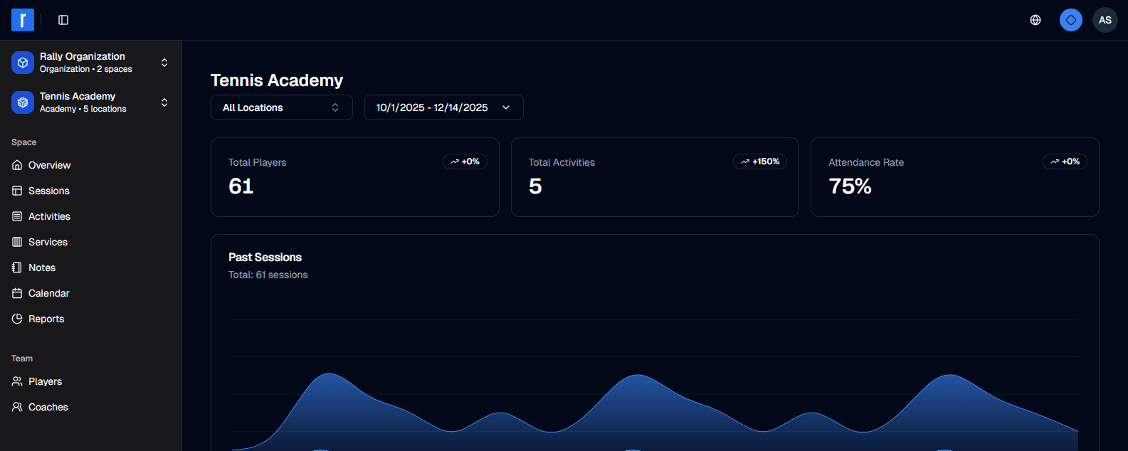 Rally Dashboard Overview