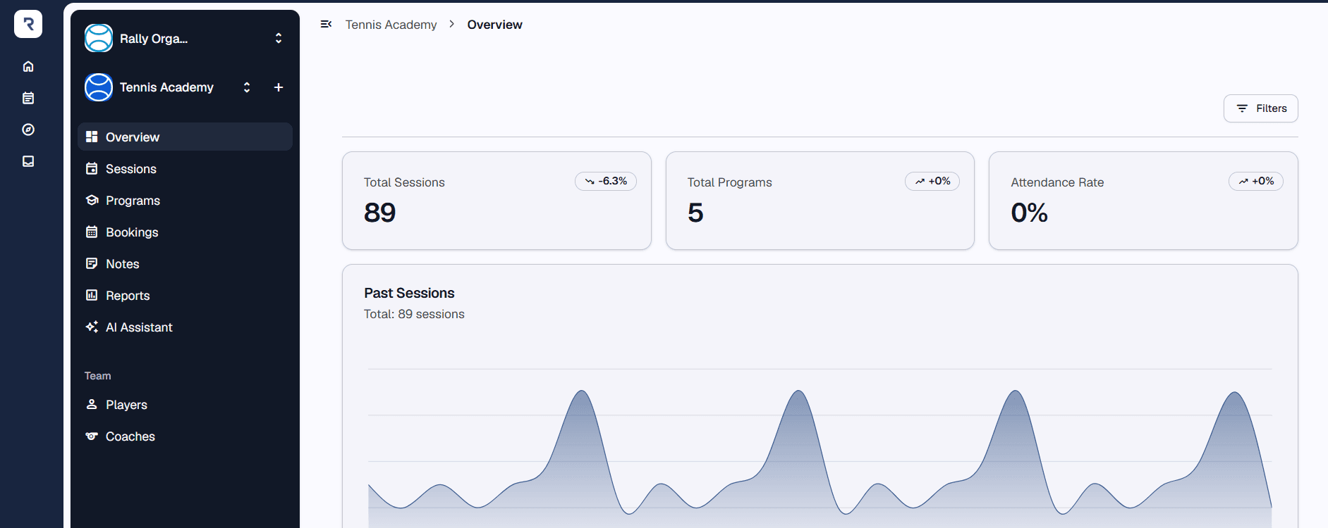 Rally Dashboard Overview